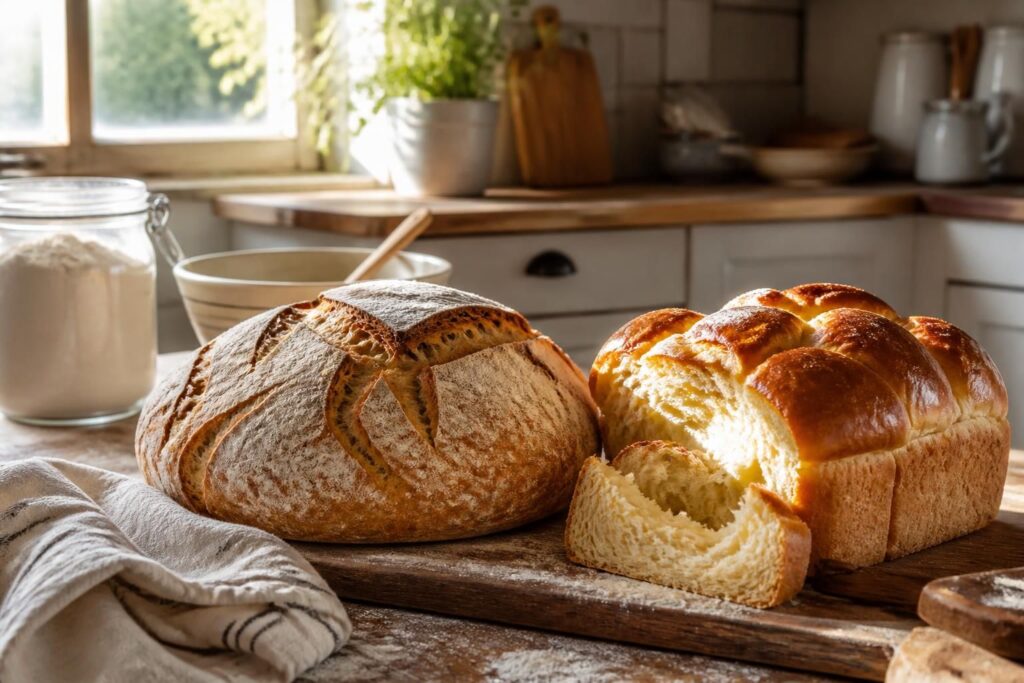 découvrez nos recettes faciles et savoureuses pour un week-end gourmand avec du pain de campagne et de la brioche maison fraîchement préparés.