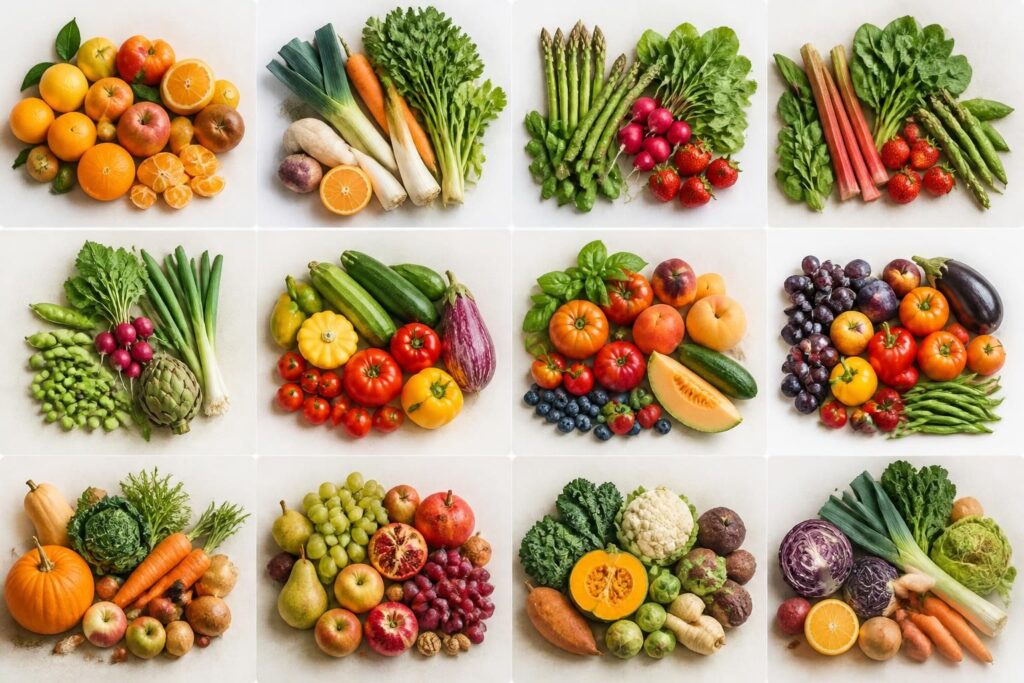 découvrez notre calendrier des fruits et légumes de saison pour manger frais et local toute l'année. un guide pratique à garder sous la main pour cuisiner sainement !