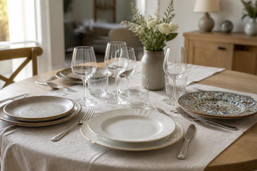 découvrez les différences entre grès, porcelaine et faïence pour choisir la vaisselle idéale et élégante afin de recevoir vos invités avec style.