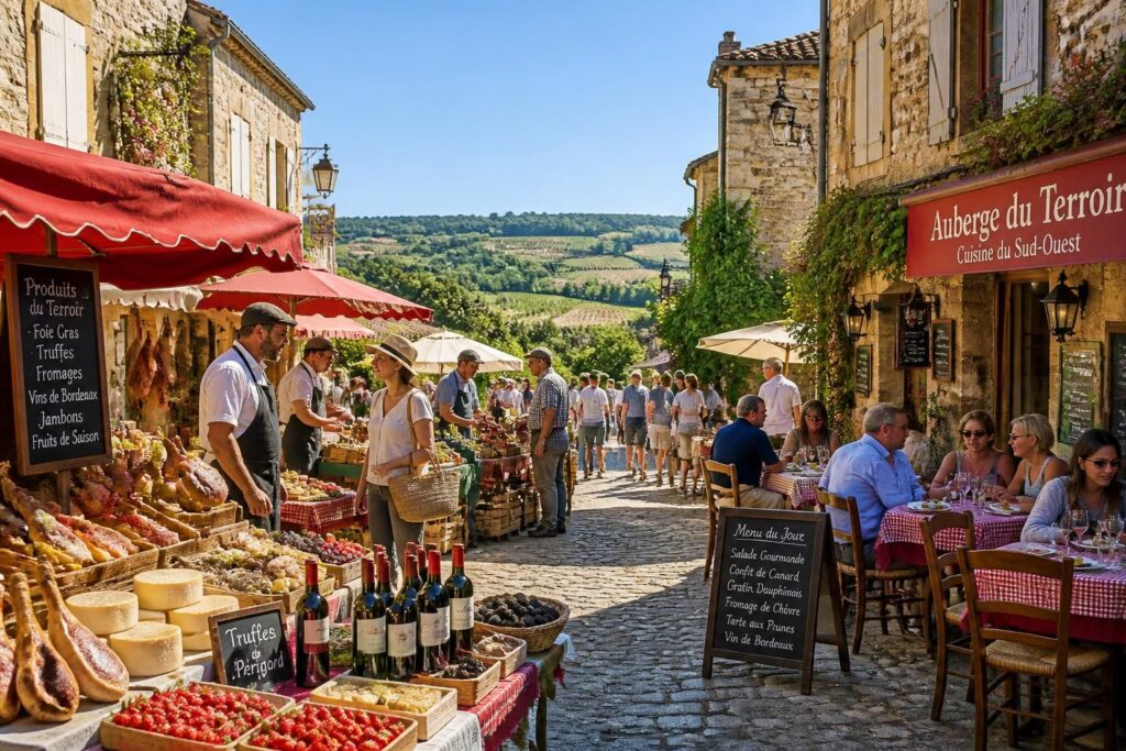 découvrez le sud-ouest gourmand à travers un itinéraire unique des marchés authentiques, des producteurs locaux passionnés et des bonnes tables du terroir pour une expérience culinaire inoubliable.