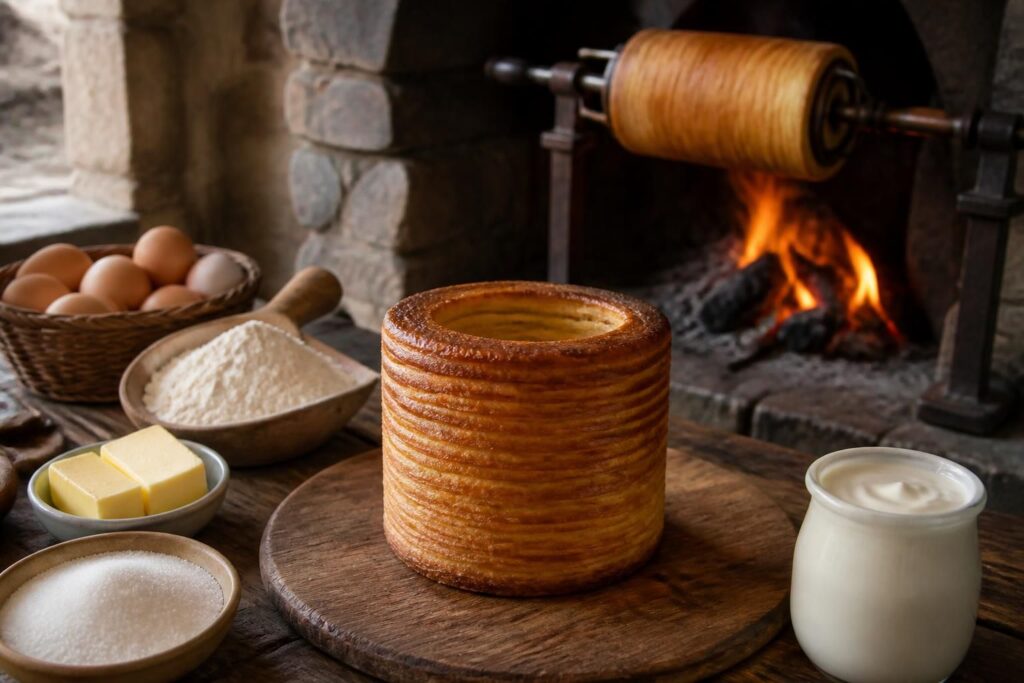 découvrez l'histoire authentique du gâteau à la broche des pyrénées et apprenez à réaliser cette recette traditionnelle maison facilement.