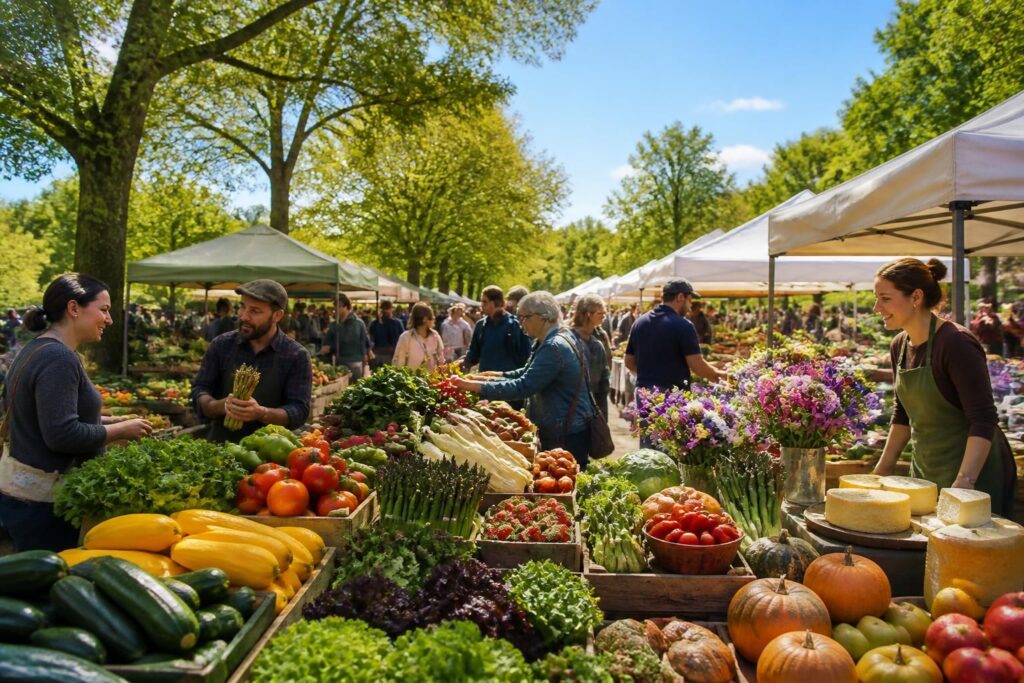 découvrez comment trouver les marchés de producteurs près de chez vous et profitez des produits frais et de saison tout au long de l'année.