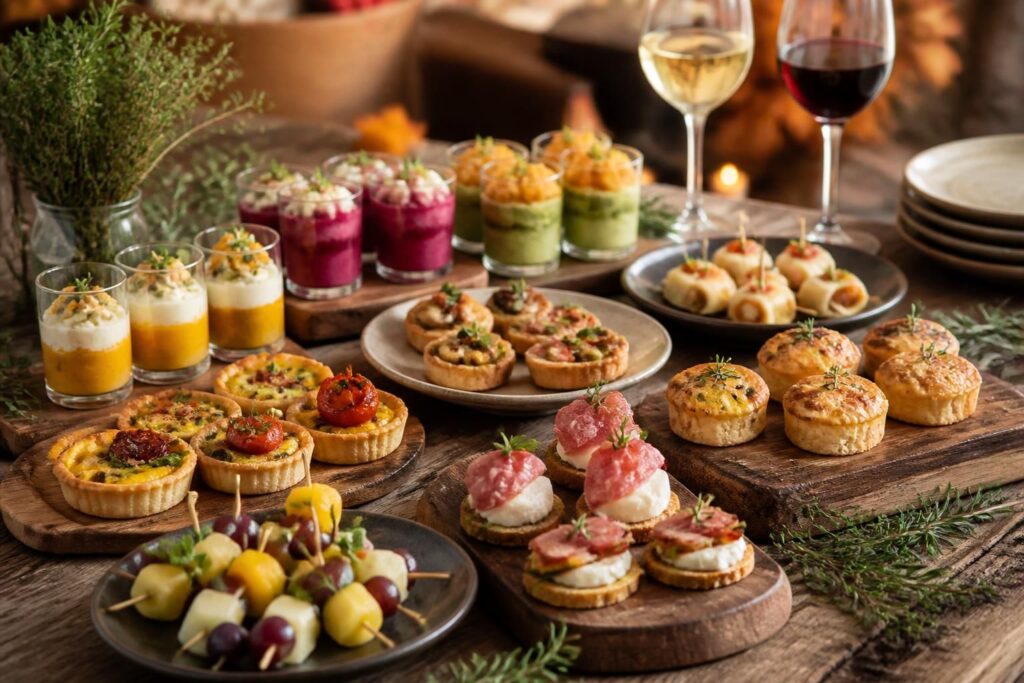 découvrez 12 bouchées simples et savoureuses pour un apéro dînatoire de saison, parfait pour régaler vos invités en toute simplicité.